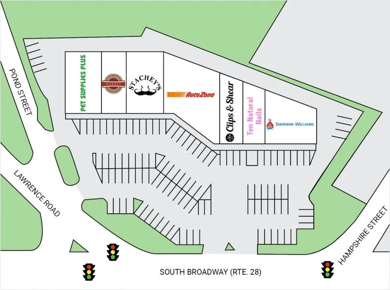 Site plan for Salem Village at 517 South Broadway in Salem, NH