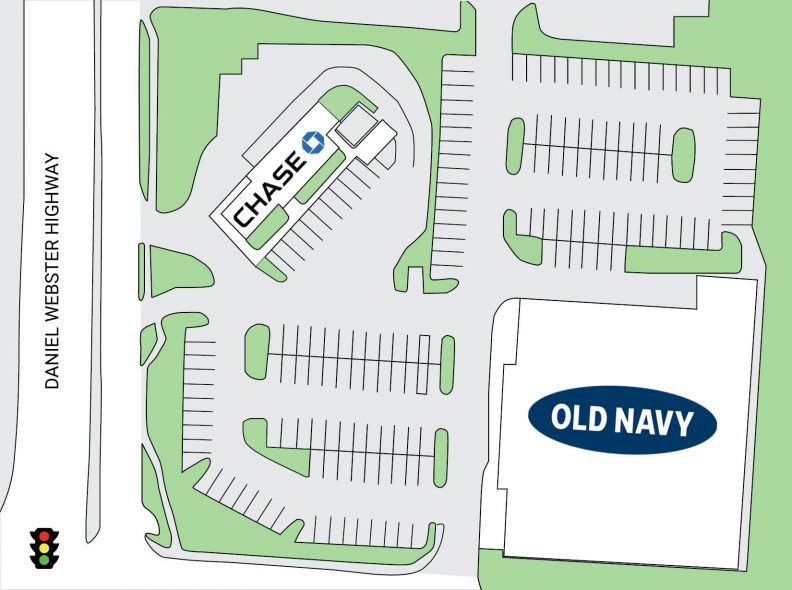 Site plan for 232 Daniel Webster Highway, Old Navy and Chase Bank