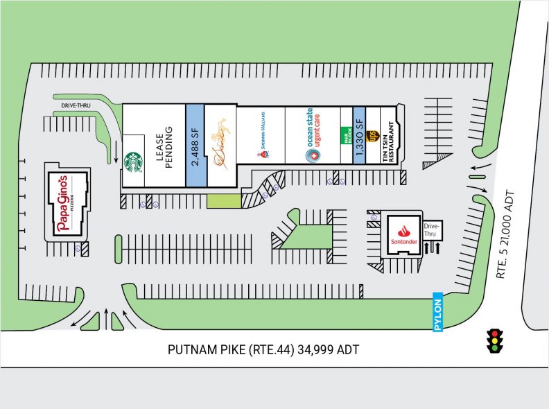 Site plan for Smithfield Commons in Smithfield, RI