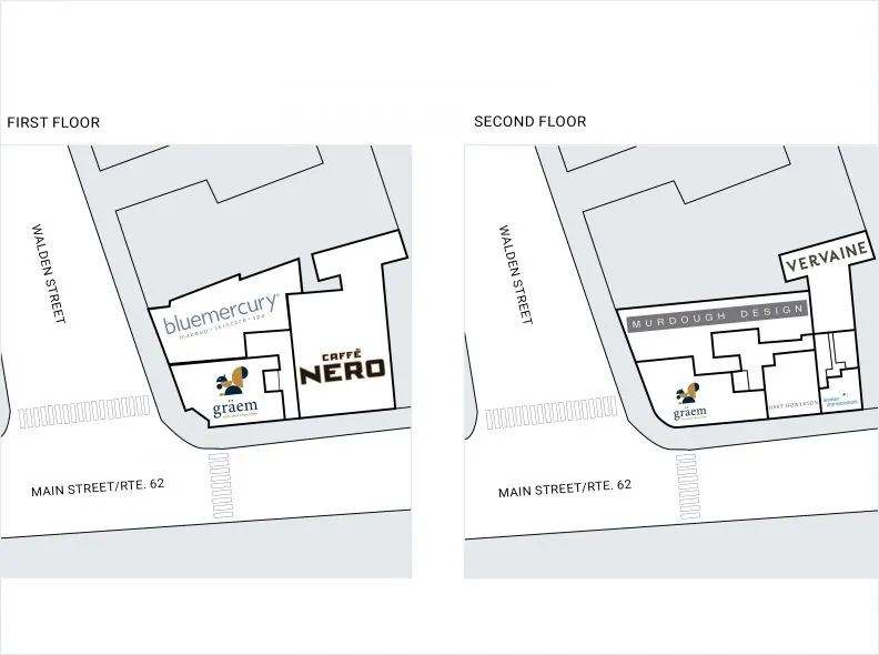 Site Plan for 49 Main Street/Rte. 62 in Concord, MA at Friend Block