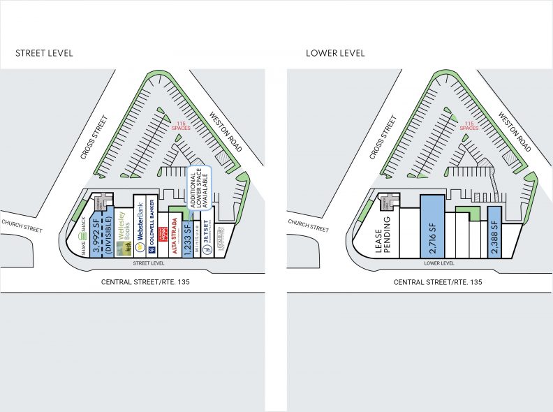 74 Central Street Central Plaza Wellesley, MA Site Plan