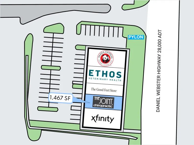 Site Plan for Daniel Webster Shops at 219 Daniel Webster Highway in Nashua, NH