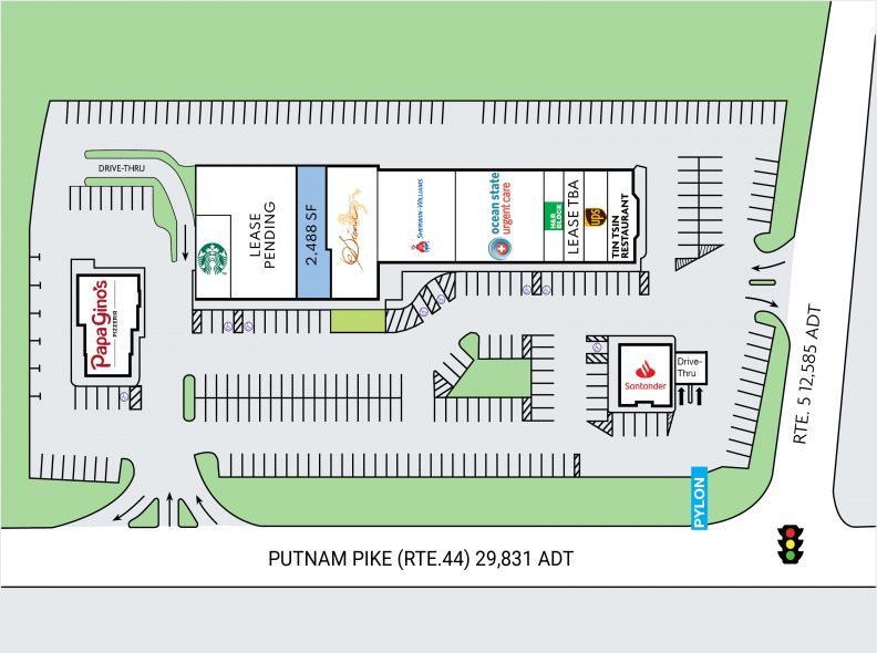 Site Plan for Smithfield Commons at 400 Putnam Pike in Smithfield, RI