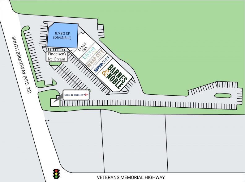 Site Plan for 125 South Broadway in Salem, NH at Shoppes at Rockingham Park