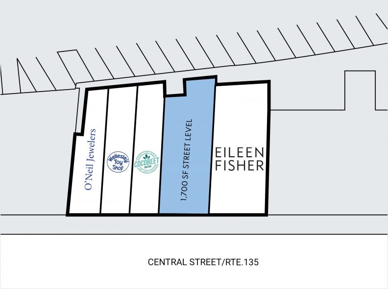 Site Plan for 53-61 Central Street in Wellesley, MA