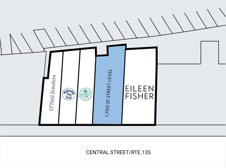 Site Plan for 53-61 Central Street in Wellesley, MA