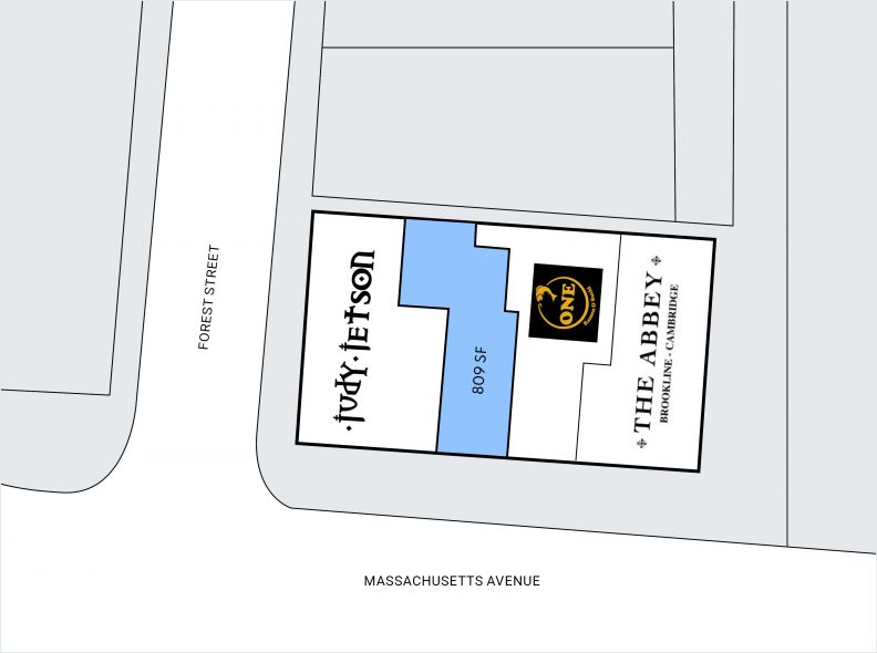 Site Plan for 1759 Mass Ave in Cambridge, MA