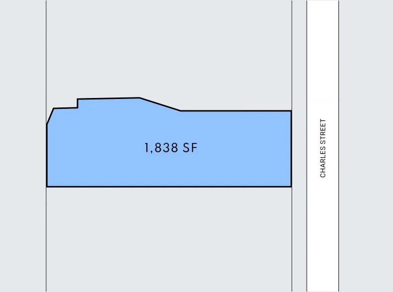 Site plan for 145 Charles Street in Boston, MA