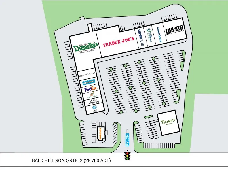 Site Plan for Warwick, RI on 1000 Bald Hill Rd.