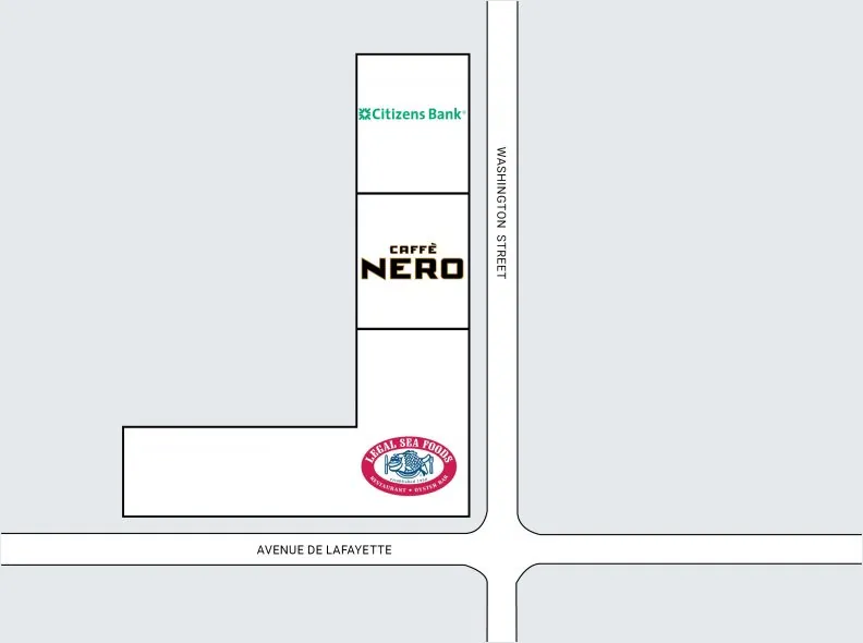 Site Plan for Millennium Place Retail Condo at 558-580 Washington Street in Boston MA Downtown Crossing