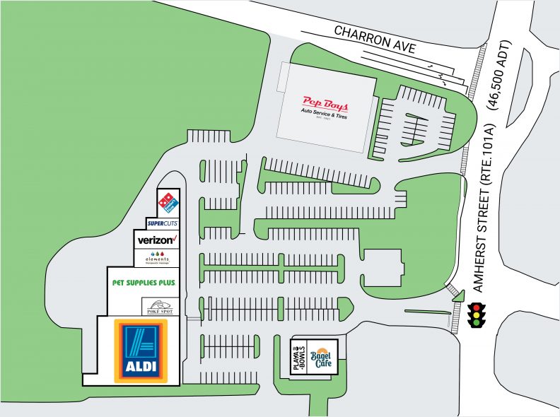 Site plan for 270 Amherst Street in Nashua, NH
