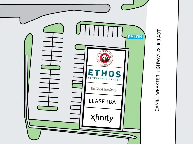 Site Plan for Daniel Webster Shops at 219 Daniel Webster Highway in Nashua, NH