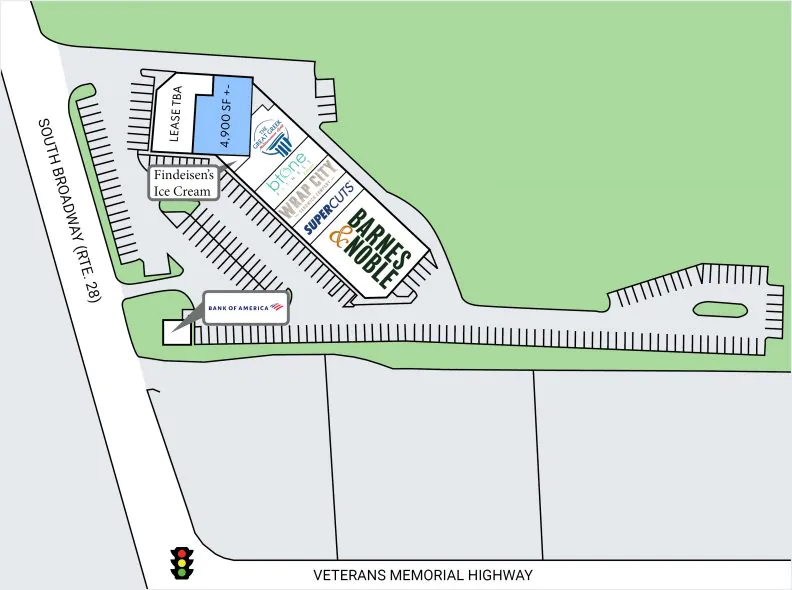 Site Plan for 125 South Broadway in Salem, NH at Shoppes at Rockingham Park