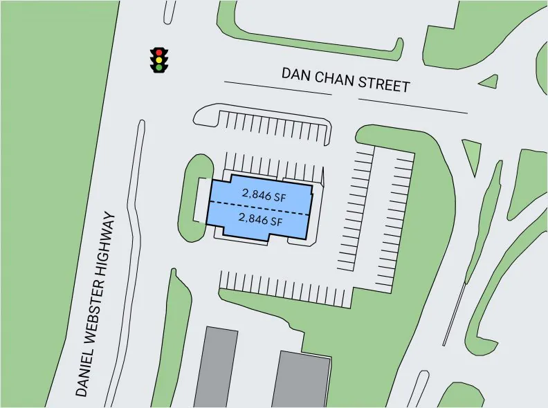 Site plan for 304 Daniel Webster Highway in Nashua, NH
