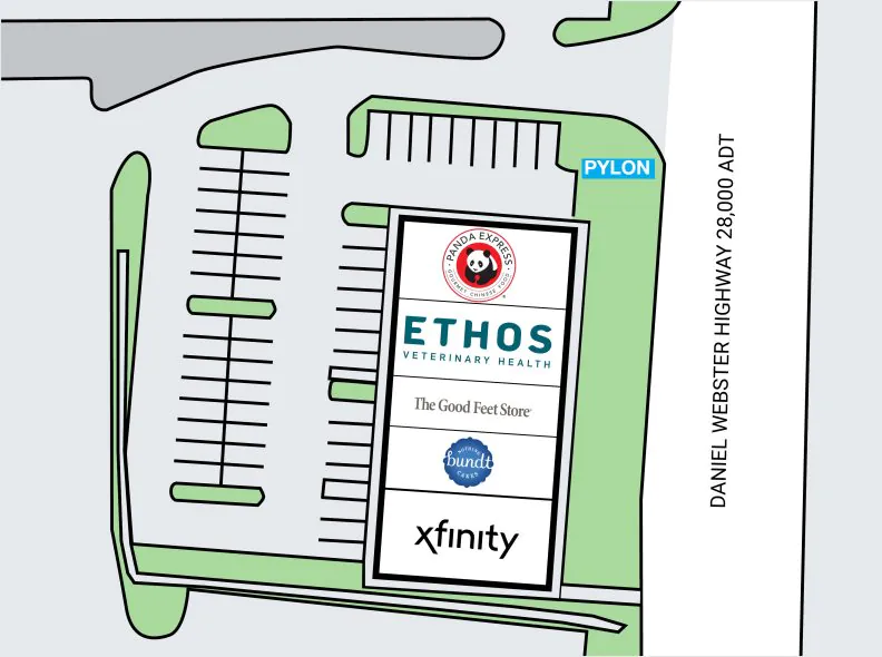 Site Plan for Daniel Webster Shops at 219 Daniel Webster Highway in Nashua, NH