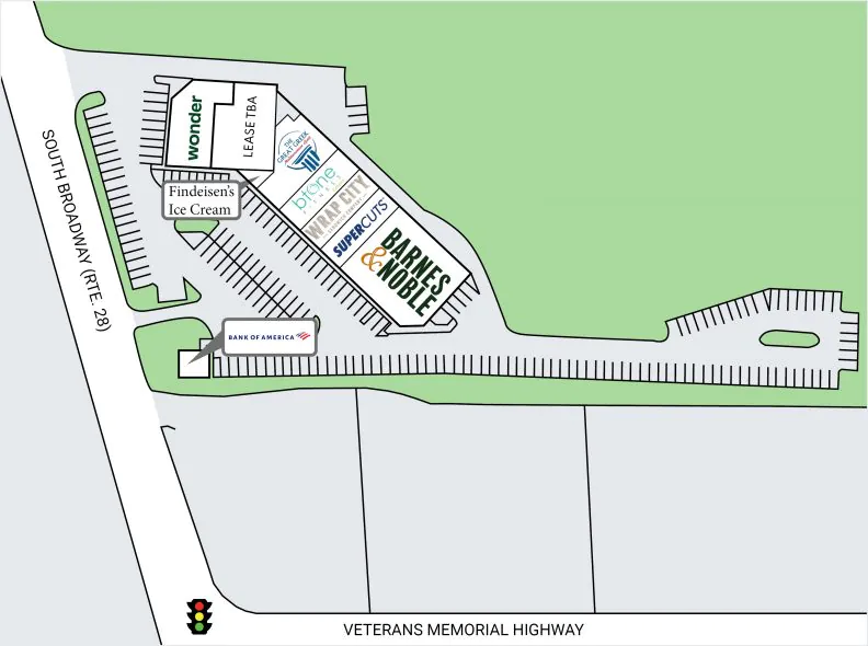 Site Plan for 125 South Broadway in Salem, NH at Shoppes at Rockingham Park