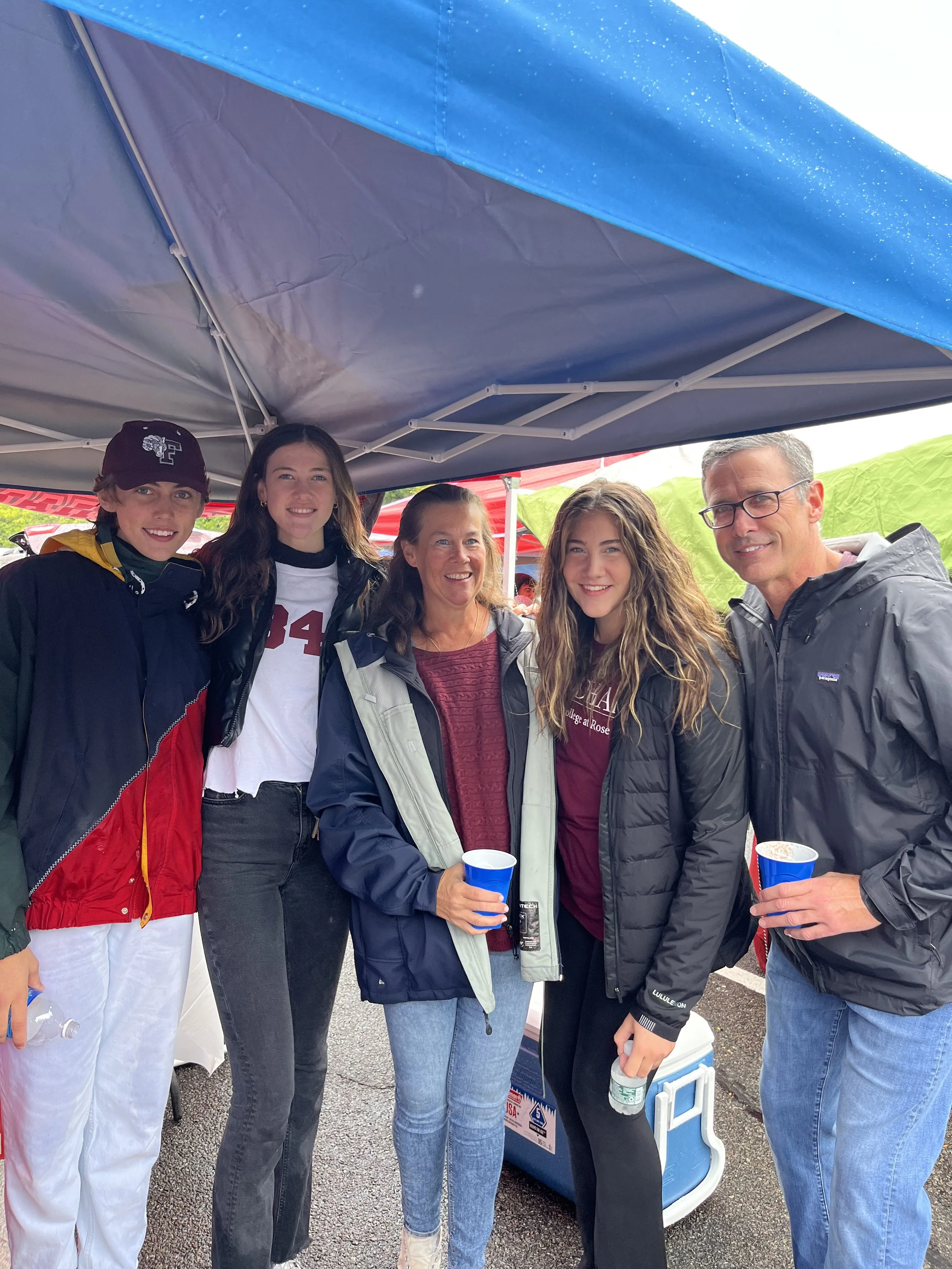 Photo of Aubrey Cannuscio and his family