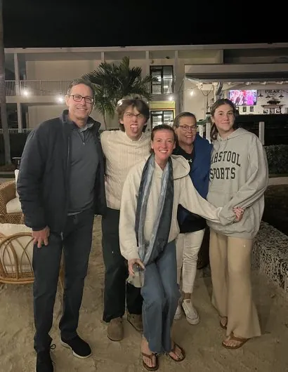 Photo of Aubrey Cannuscio and his family