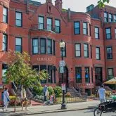 Exterior photo of retail space at 292-296 Newbury Street