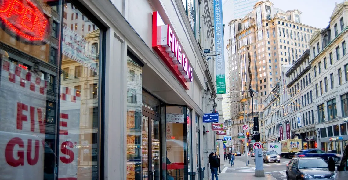 Five Guys in Boston photo