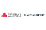 logo for cushman wakefield and hayes and sherry