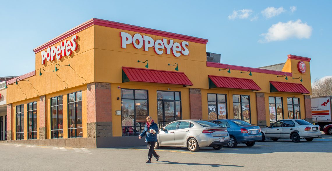 photo of popeyes in fall river at flint village plaza